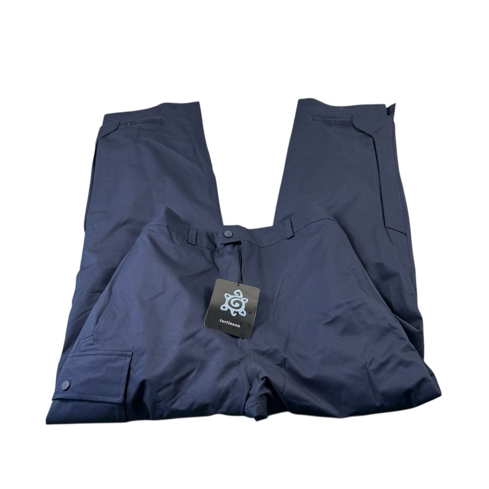 Turtleson Blue‎ Performance Water Resistant Men's Golf Pant Cargo Size M NWT